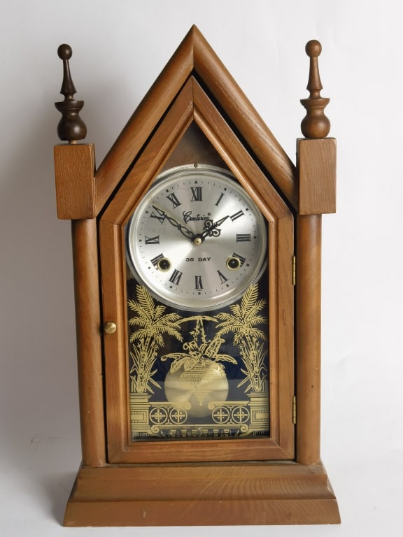 Vintage Centurion 35-Day Spring Mantle Clock (1 of 6)