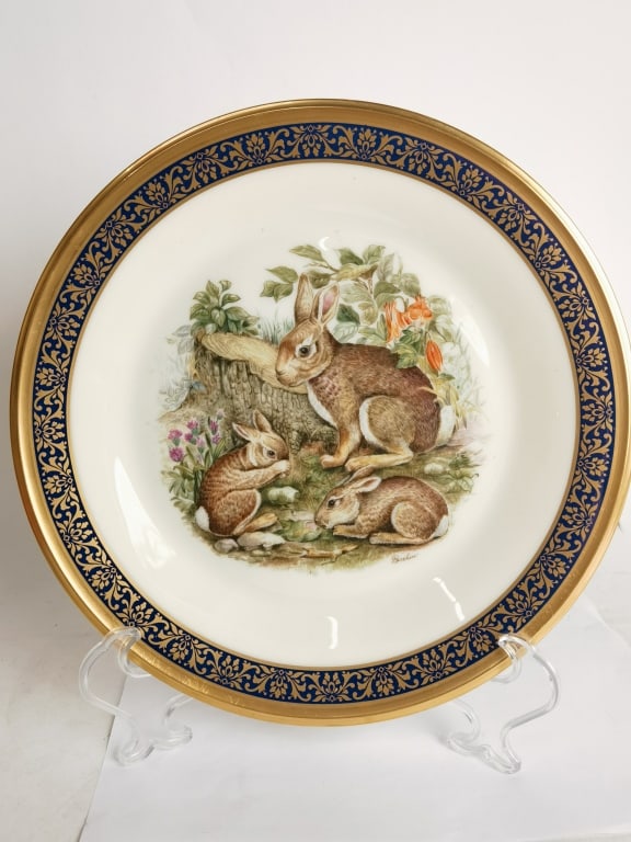 Vintage Lenox Porcelain Boehm Cottontail Rabbit Pl (1 of 5)