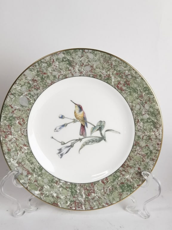 1991 Wedgwood Humming Birds Porcelain Plate: 1991 Wedgwood Humming Birds Porcelain Plate, 8in
