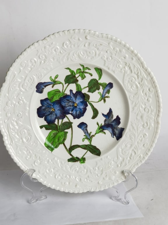 Vintage Cauldon England Porcelain Morning Glory Pl (1 of 4)