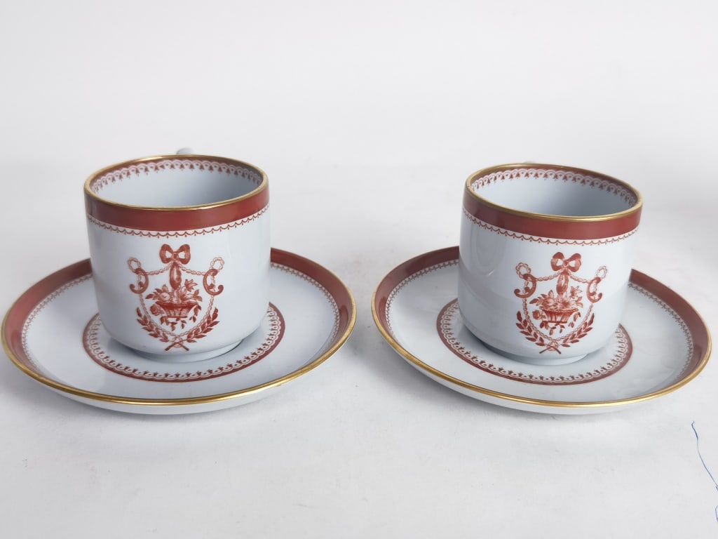 (2) Spode Copeland Newburyport Coffee Cups (1 of 4)