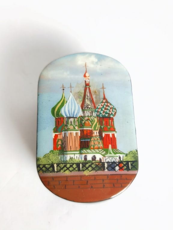 Vintage Signed Russian Lacquer Jewelry Box (1 of 4)