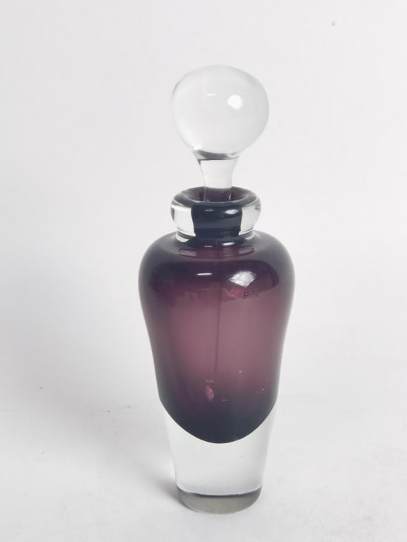 Vintage Amethyst Perfume Bottle (1 of 3)