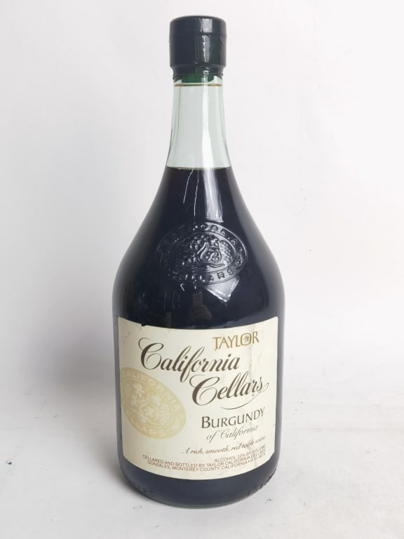 Taylor California Cellars Burgundy of California: Taylor California Cellars Burgundy of California, 12.25in