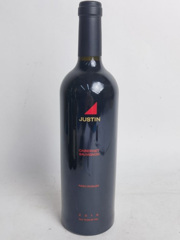 2019 Justin Cabernet Sauvignon: 2019 Justin Cabernet Sauvignon, 12in