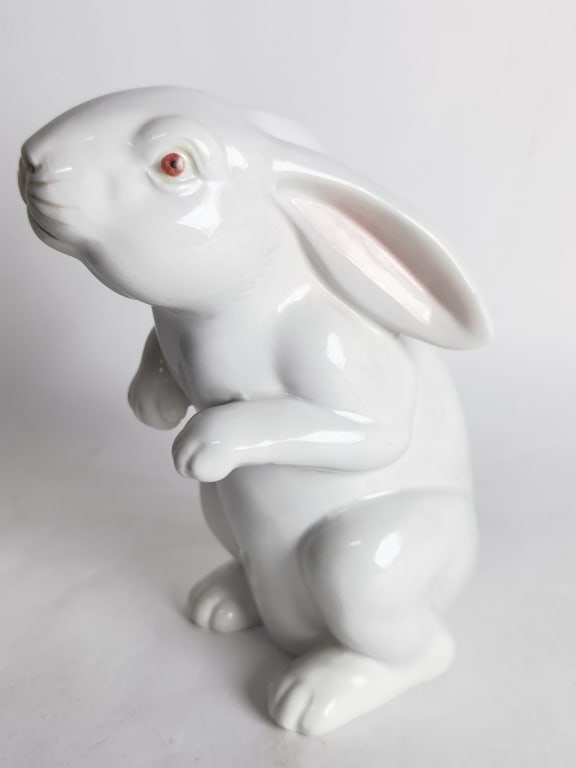 Vintage Fitz & Floyd Hand Painted Rabbit Figurine (1 of 4)