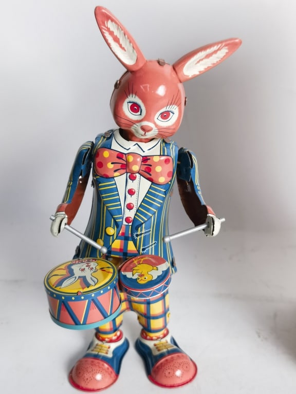 Toys Club Kitahara Collection Happy Bunny Tin Doll: Toys Club Kitahara Collection Happy Bunny Tin Doll, 8.75in