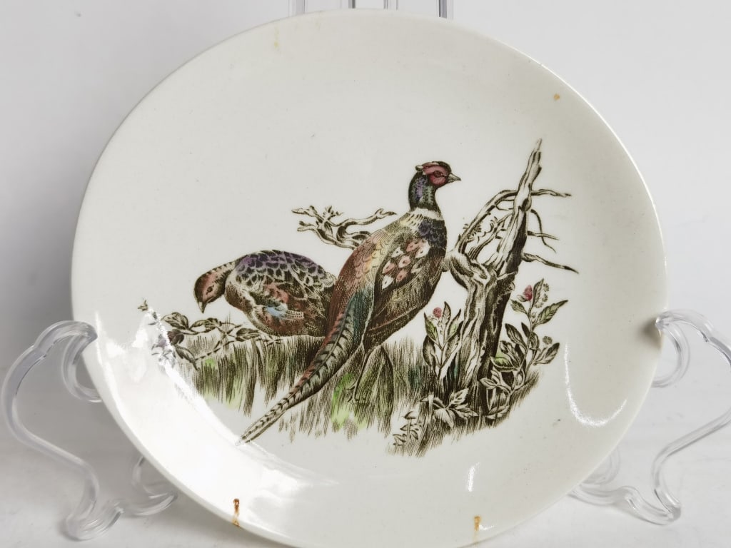 Vintage Johnson Brothers Game Birds Pheasants Plat (1 of 2)