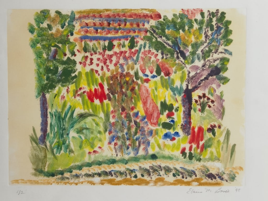 1998 Limited Ed. Elaine M. Bovee Landscape Lithogr (1 of 5)