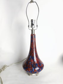 Vintage Art Deco Art Glass Table Lamp