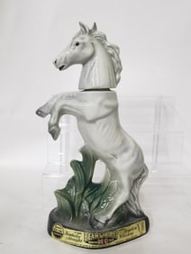 Vintage Jim Beam White Horse Whiskey Decanter
