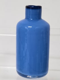 Blue Glass Bud Vase