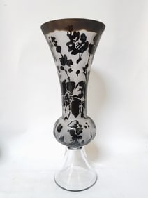 Large Galle Style Flower Bud Vase