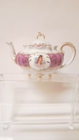 Vintage Gilt Porcelain Teapot