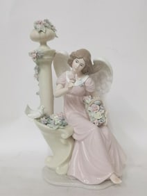 Vintage Porcelain Angel Figurine