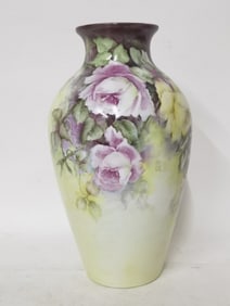 Hazel Ferkins Hand Painted Porcelain Floral Vase
