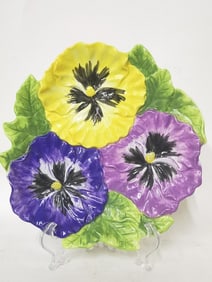 INT Porcelain Morning Glory Plate