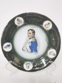 Vintage Bavaria Hand Painted Napoleon Plate