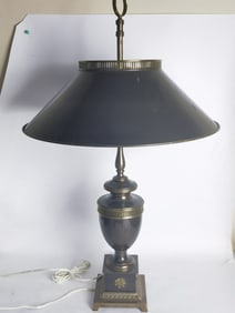 Vintage Neoclassical Brass Table Lamp