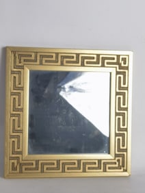 Gilt Wood Carved Square Mirror