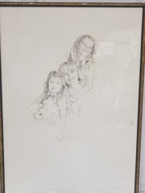 Vintage Pencil Drawing