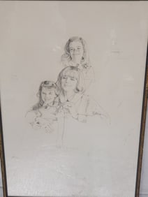 Vintage Pencil Drawing