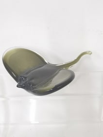 Vintage Murano Italy Smokey Glass Manta