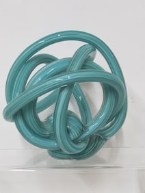 Vintage Murano Italy Art Glass Knot Sculpture