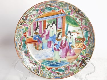 18-19th C. Chinese Export Porcelain Famille Rose M
