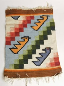 Vintage South American Birds Wall Hanging