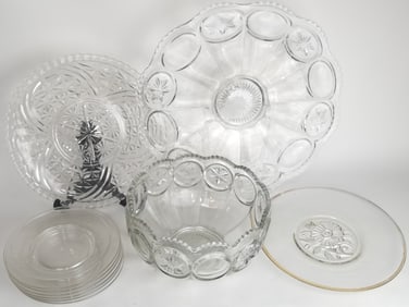 Group of Clear Glass Wares