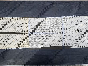 (4) Vintage Granny Lace Crochet