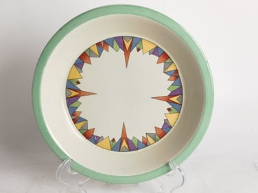 The Hall China Co. for Forman Bros. Art Deco Plate