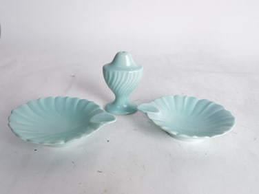 (3) Vintage Franciscan Ware Corona Plates/Salt Sha