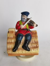 Vintage Plastic Fiddler on the Roof Music Box
