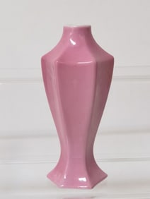 Vintage Bavaria Germany Pink Porcelain Vase