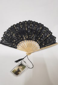 Black Lace Fan