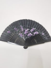 Spain Black Silk Fan