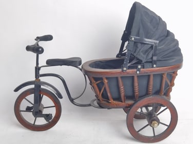 Vintage Tricycle Baby Doll Carriage