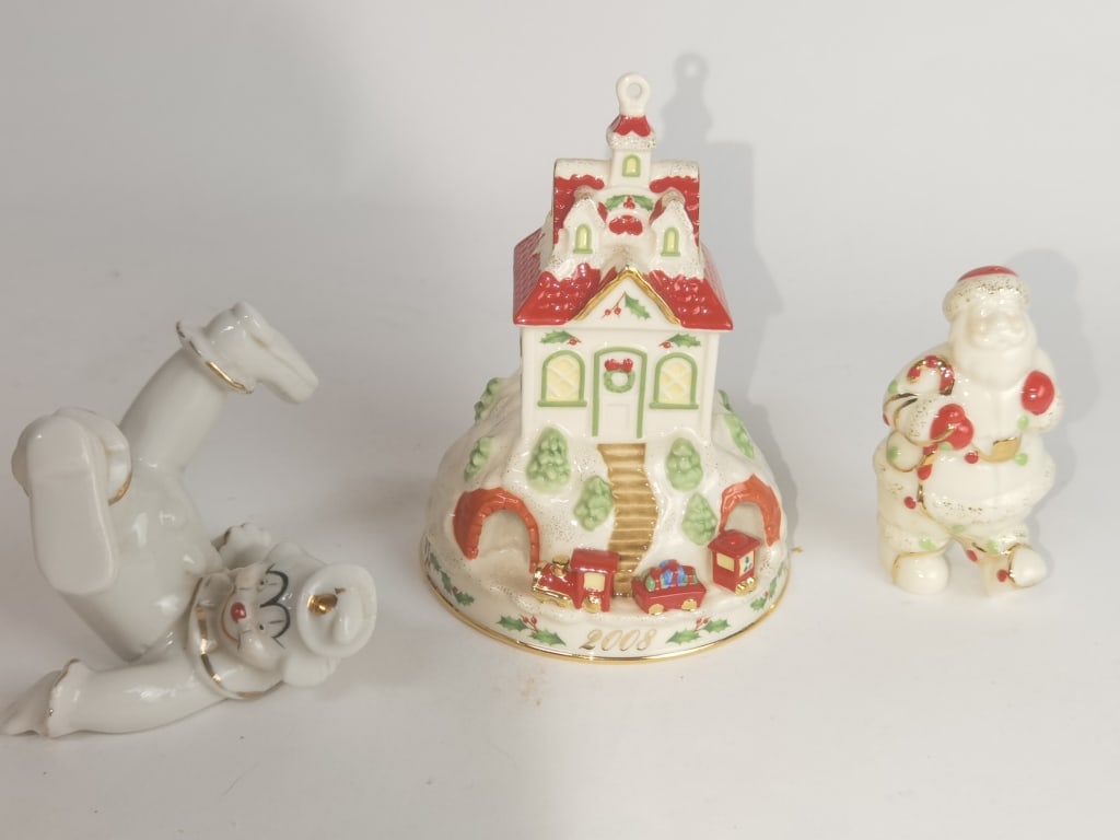 (3) Lenox Porcelain Figurines: (3) Lenox Porcelain Figurines, 4.75in