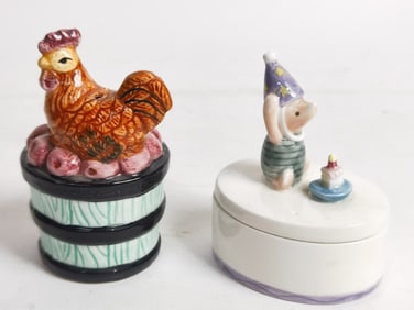 Vintage Porcelain Animals Salt/Pepper Shakers