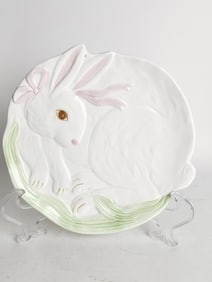 Vintage Takahashi SF Porcelain Rabbit Plate
