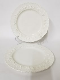 Pr. of Wedgwood Embossed Queens Ware Plates