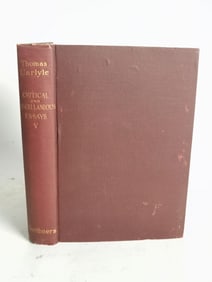 1899 Thomas Carlyle: Critical and Miscellaneous Es