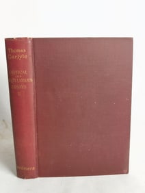 1897 Thomas Carlyle: Critical and Miscellaneous Es