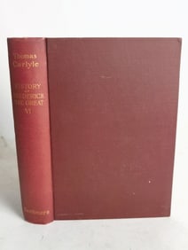 1898 Thomas Carlyle: History of Frederick The Grea