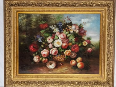Still Life Oil Painting By Josef K. Steiner