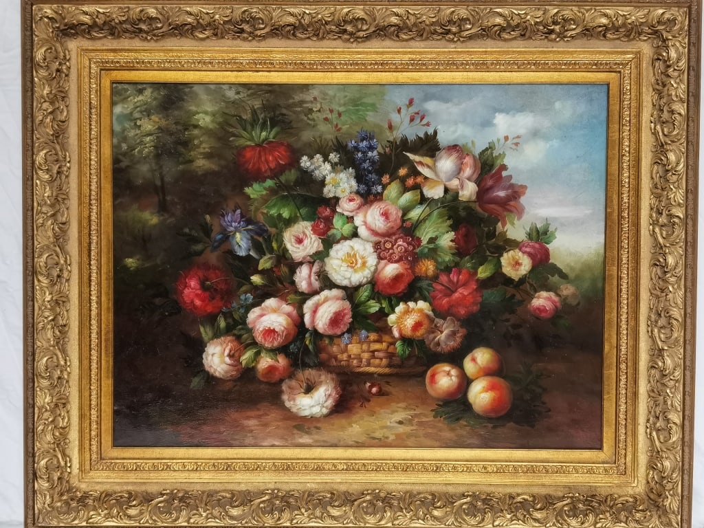 Still Life Oil Painting By Josef K. Steiner