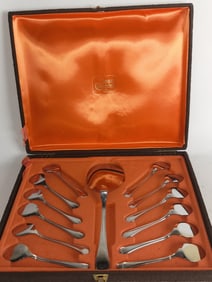 Set of Jean Couzon Orfevre Clover Spoons