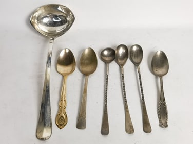 Group of Vintage Silver Plated Spoons